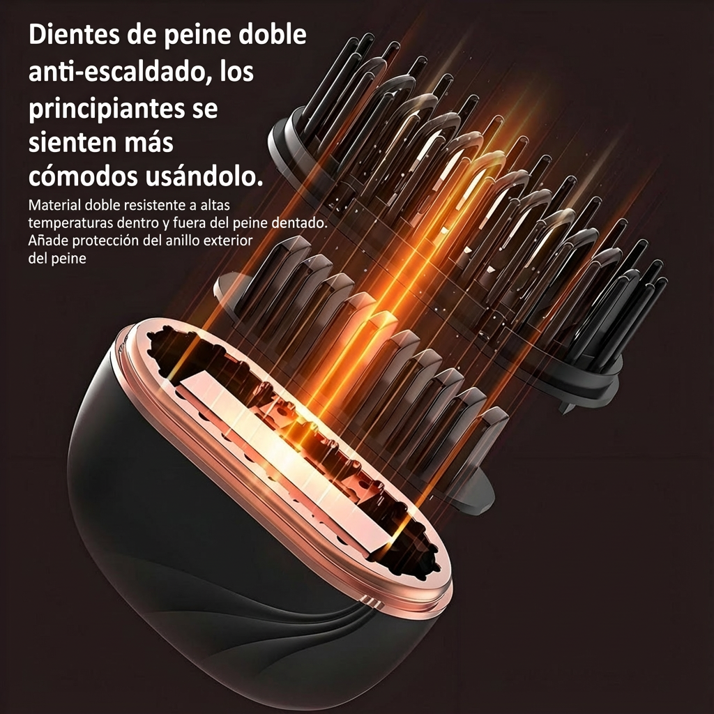 MINI PEINE ALISADOR DE PELO INALAMBRICO